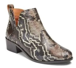 Vionic Clara Women's Black Boa Ankle Zip-Up Boot